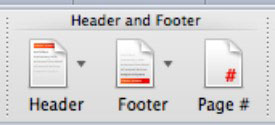 create footer in word for mac 2011
